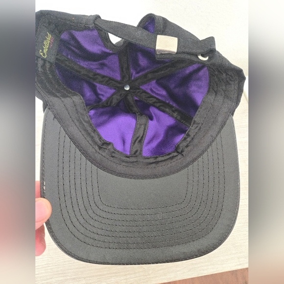 Embellished by Robyn Dixon Black on Black Excellence Hat Cap Womens One Size Adj - Picture 4 of 7